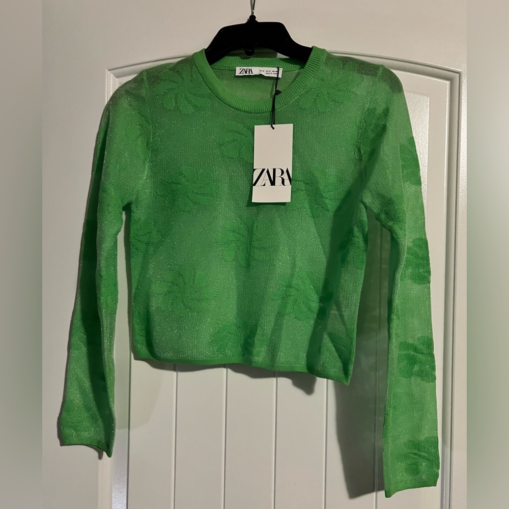 Midi translucent top by Zara